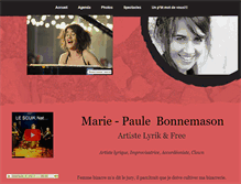 Tablet Screenshot of marie-paulebonnemason.org
